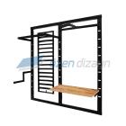 Wall Mounted Clothes Display Stand