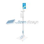 Foot Operated Hand Sanitizer Dispenser Stand