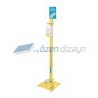 Foot Operated Hand Sanitizer Dispenser Stand