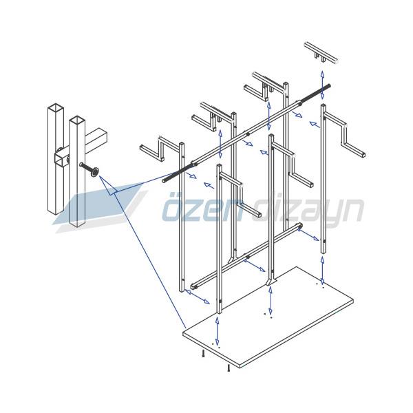 Garment Display Stand