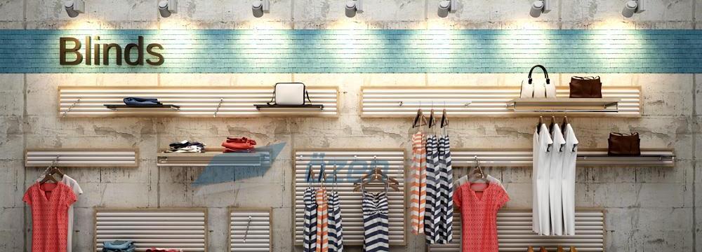 Yeni Ürün Kategorisi - Blinds Sistem - Panjur Tipi Alüminyum Raf Sistemi